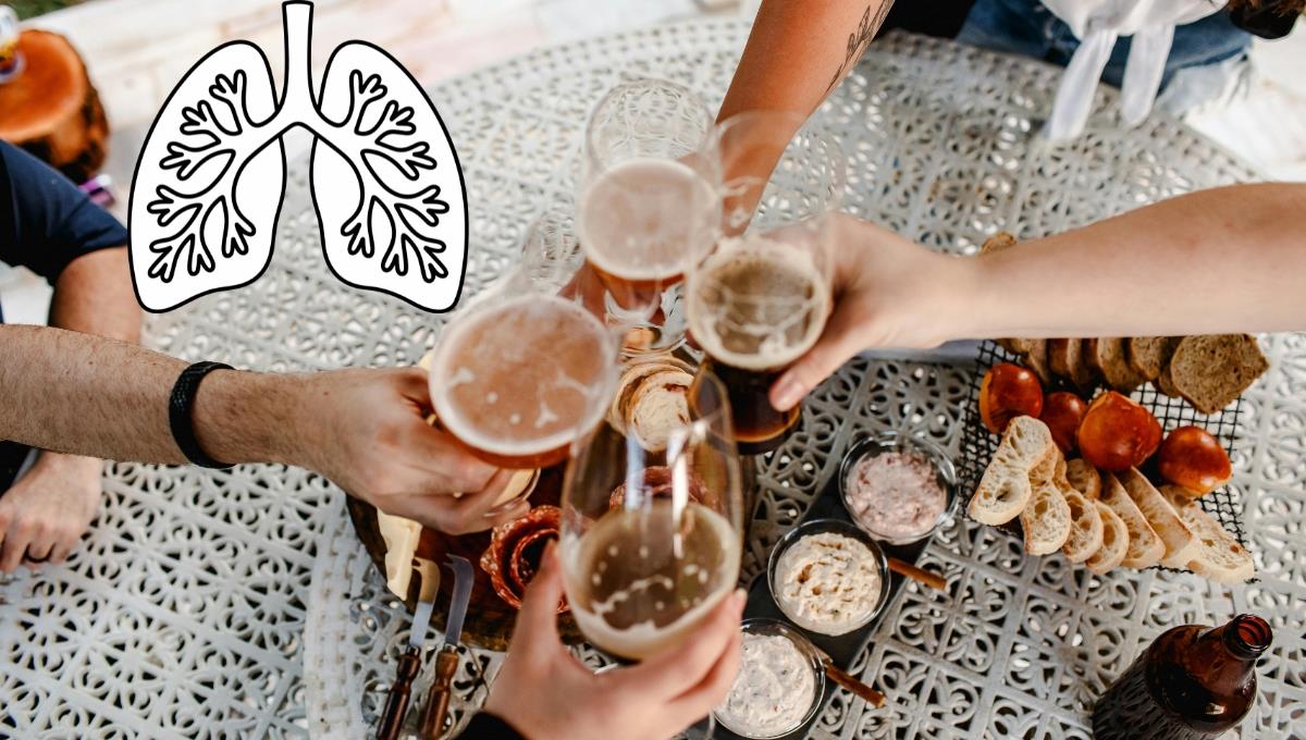 El problema inesperado a los pulmones que genera tomar cerveza