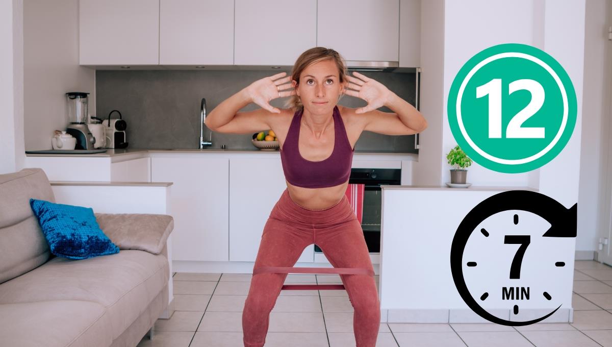 12 ejercicios en 7 minutos para un trabajo muscular completo