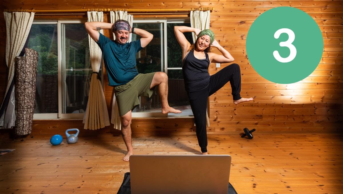 3 circuitos de ejercicios en 9 minutos ideales para realizar en casa